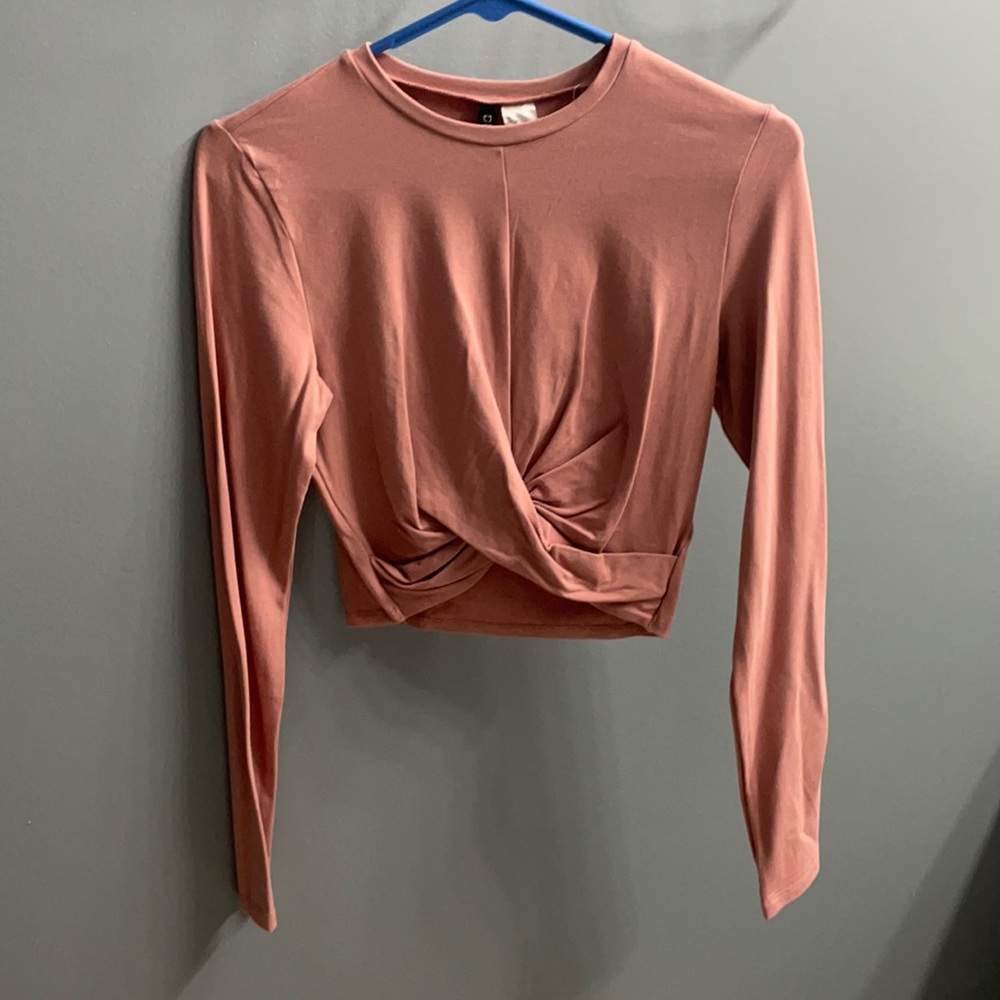 Pink long sleeve shirt